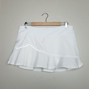 Lululemon White Tennis Running Skort Size 10